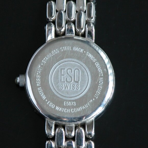 ESQ Jeweled Swiss Quartz Watch Bracelet XS-S Small Wrist - Picture 5 of 9